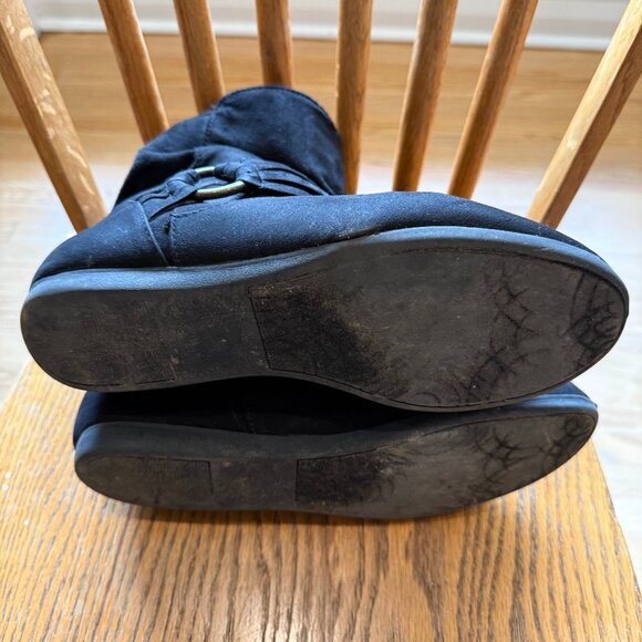 Cloudwalkers - Women's Serena Ankle Boots - Black Suede-Look - Picture 5 of 5